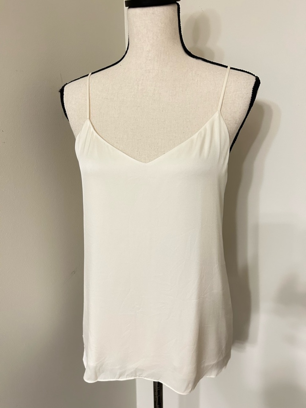 Quince Silk Camisole Ivory Size S Minimalist Luxe Tank